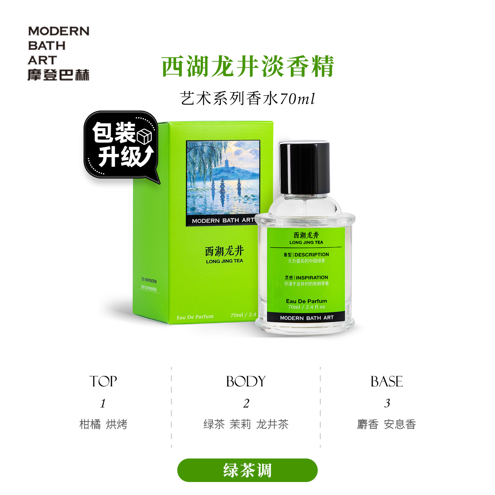 thumbnail for Modern Bach Art Perfume Fresh Floral Woody Commuter Date Long-lasting Citrus Teacher Day Gift for Men and Women