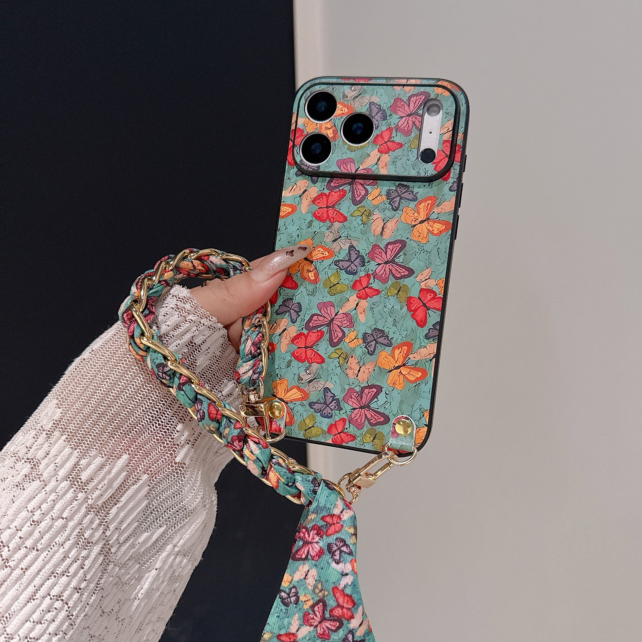 适用于苹果16新款iphone17promax超好看复古油画风15pro丝巾手提12/13保护套带挂绳14plus小众高级感11外壳女,3C数码配件,手机保护套/壳,淘宝优惠券,粉丝福利购,淘宝优惠卷