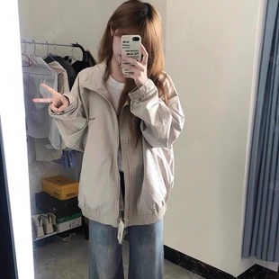 工装 外套女春夏季 小个子防晒薄款 2025新款 休闲夹克ins潮 学生韩版