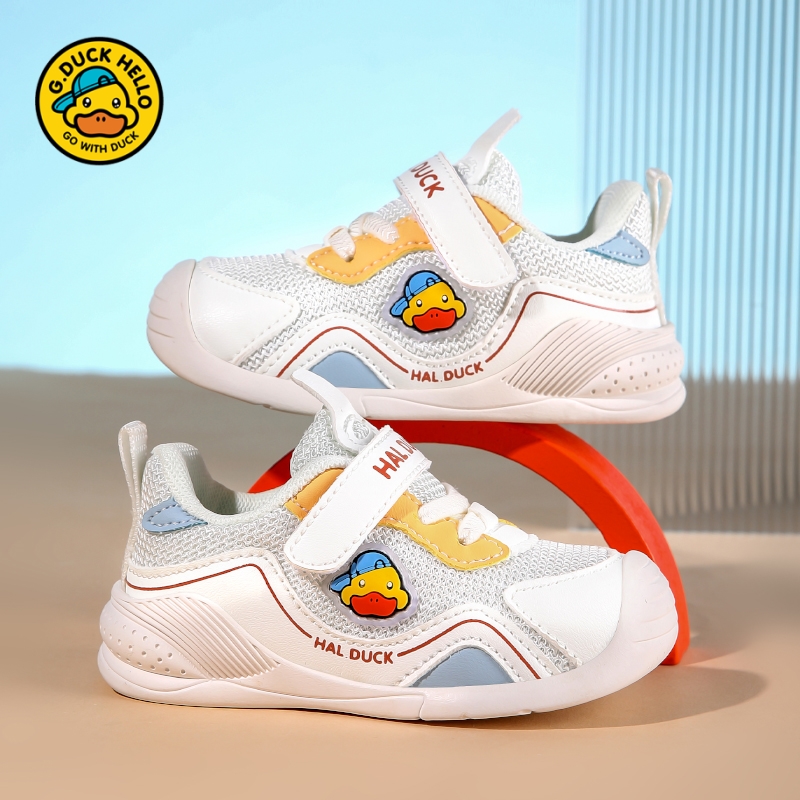 断码清仓小黄鸭儿童学步鞋春秋款网布透气男女宝宝运动鞋品牌童鞋