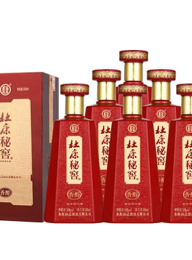 酒祖杜康秘窖香醇酒50度500ml*6瓶整箱浓香型白酒古窖送礼旗舰店