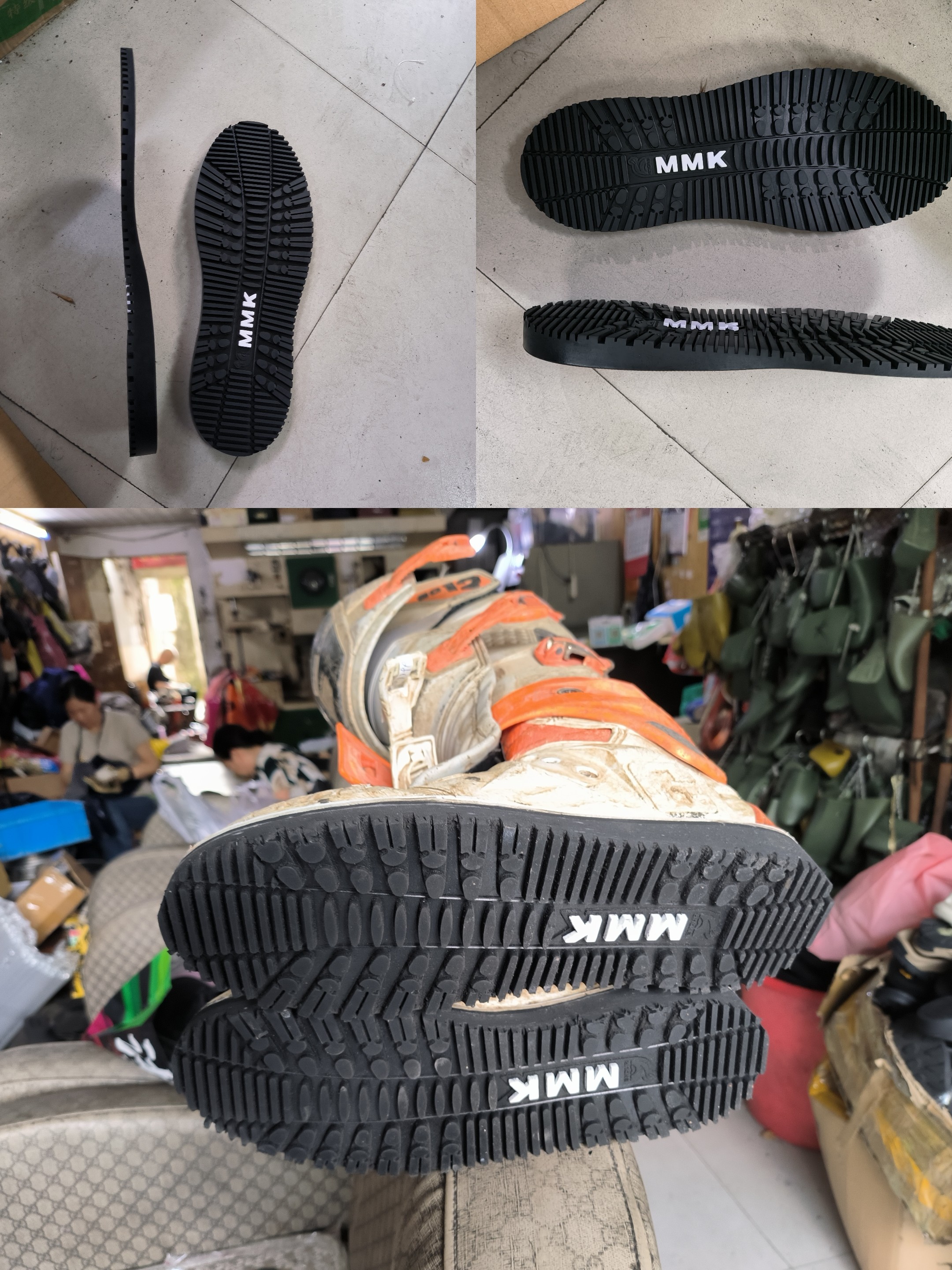 新品，鞋底防滑耐磨底橡胶底摩托车靴底单卖底