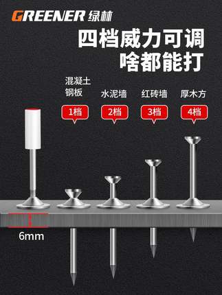 迷你炮钉枪吊顶神器打钉射钉专用枪混凝土一体弾药气钉水电工家用