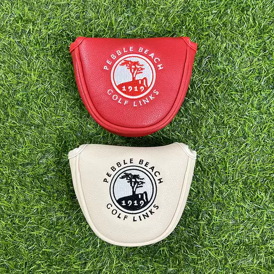 Golf Club Cover 1919 Semi-Circular Straight Putter Cover Retro Simple Club Head Waterproof Protective Cap Cover