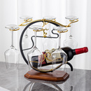 创意红酒杯架摆件轻奢高档杯架酒柜葡萄酒杯倒挂欧式 高脚杯架现代