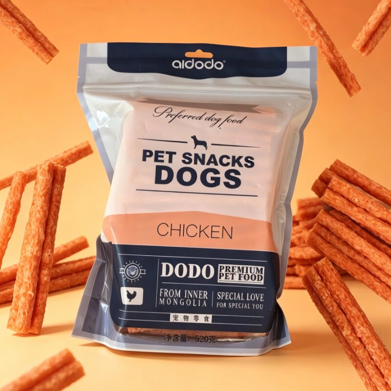 爱多多宠物零食烘焙风干鸡肉条成犬幼犬易消化泡泡肉干狗狗磨牙棒
