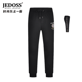 薄款 JEDOSS 潮0218 字母烫钻织带针织休闲裤 新款 爵迪斯男装 夏季