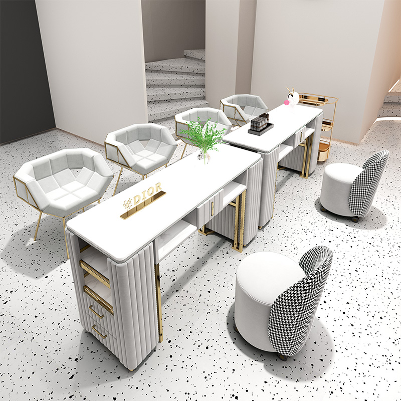 中闽芸尚轻奢多功能组合美甲桌椅