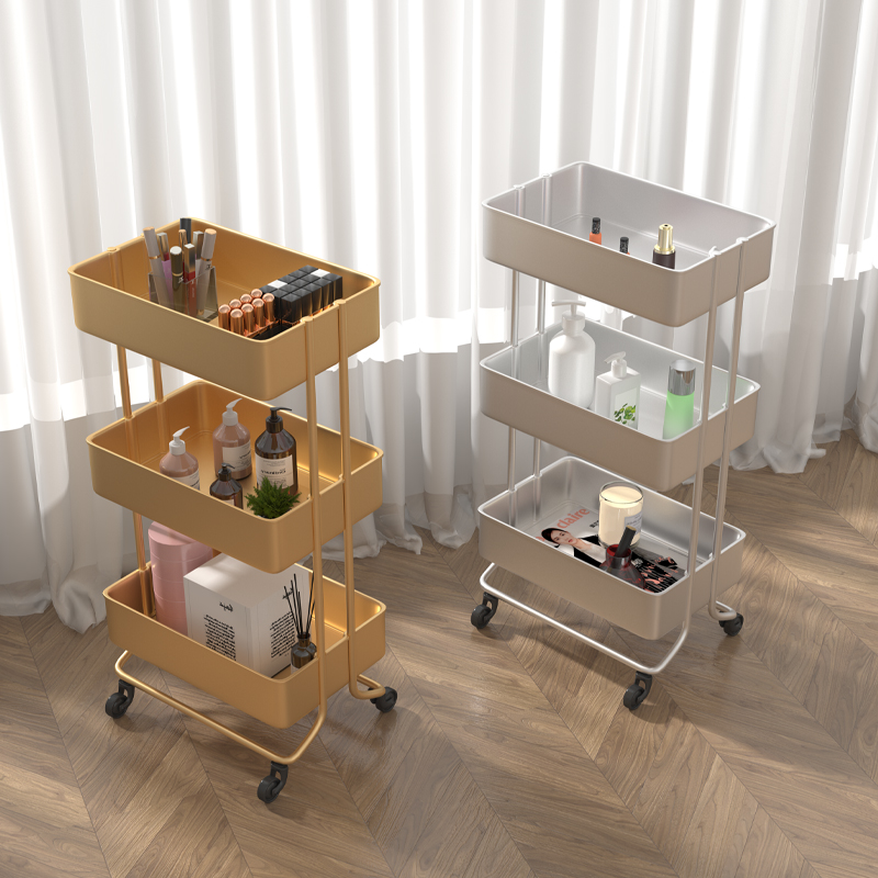 美容院美甲店储物推车美发工具车小气泡仪器治疗车小推车置物架子