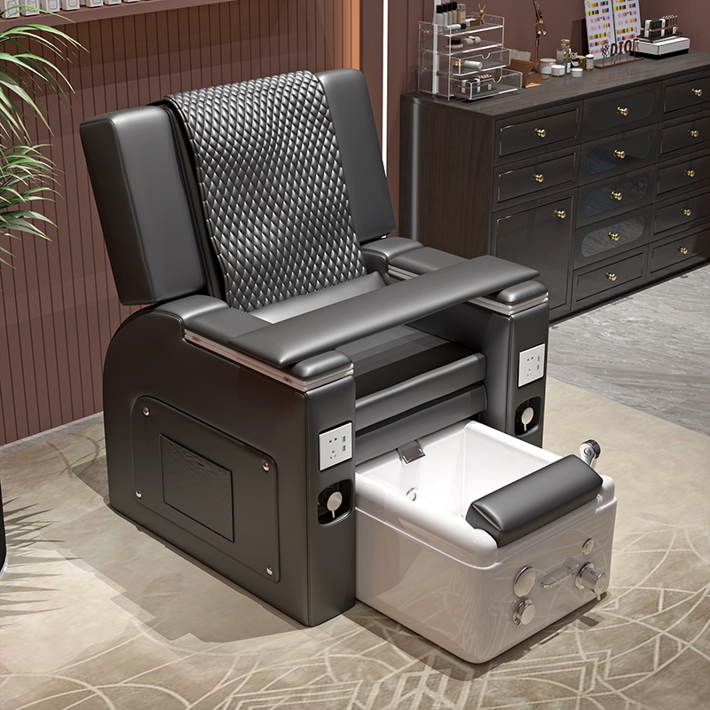 美甲沙发电动纹绣美足美睫沙发足疗洗脚多功能一体按摩可躺沐足椅