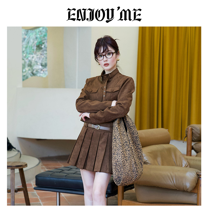 ENJOYME商场同款复古时尚套装