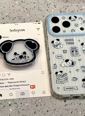 适用红米note15/14手机壳turbo5/4/3条纹帕恰狗13/12/11/10摇摇乐支架k90k80k70k60k50k40k30k20卡通9/8/7E新