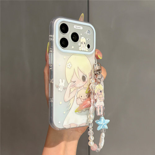 适用opporeno15/14/13手机壳Reno12野有上秋11/10/9/8/7/3/6pro手提挂件链条5k超火Ace2卡通renoace新款4se壳