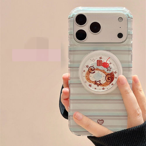 适用一加15/13手机壳1+ace6v/5/3蓝条纹2V瑞士卷磁吸支架oneplus11/10网红超火9pro卡通可爱7t高级6/5新款8R