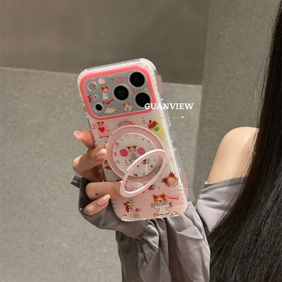 适用vivos50s30s20手机壳s19s18s17CoCos16s15折叠360旋转支架s12s10网红超火s9s7高级T1卡通可爱T2x新nex3壳