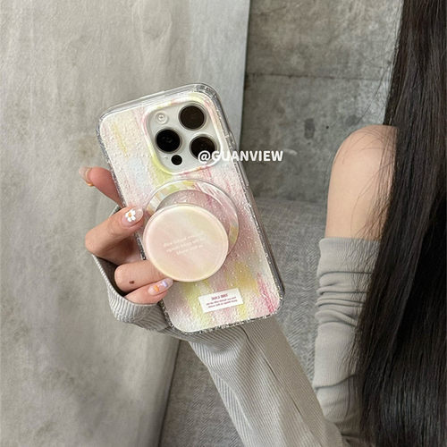 适用华为畅享80/70手机壳50pro荣耀play10T油画泼墨晕染9t磁吸支架60卡通30/20网红超火5/6/7/8tpro新款plus