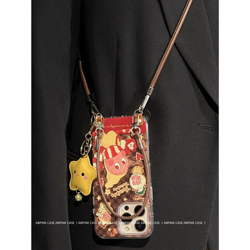 适用一加13T手机壳1+ace5/3围巾星星人2V挂件oneplus11/10可背斜挎9pro手绳8R小众高级7t网红超火6/5可爱时尚