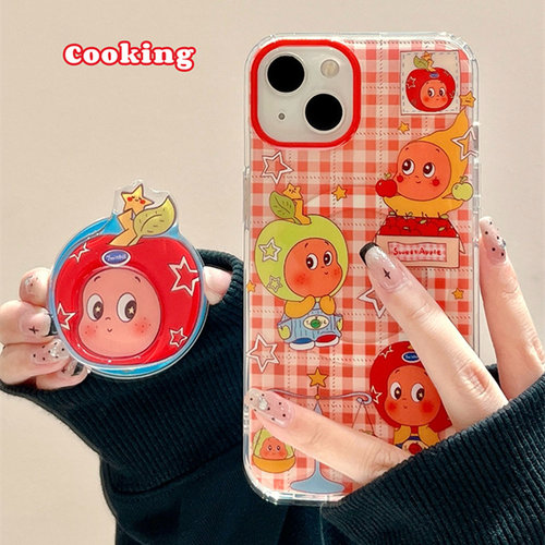 适用iPhone17/16手机壳15/14苹果x星星人xs磁吸支架13/12网红超火6/7/8plus卡通可爱11pro小众高级xr新5s/Max