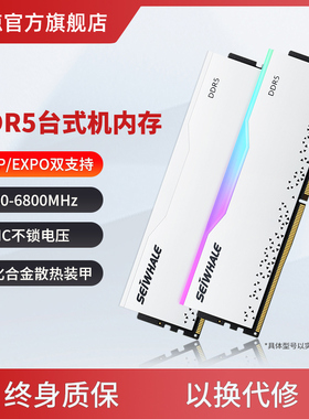 枭鲸审判者DDR5台式机内存条16G/32G/48G 4800 5600 6000 海力士
