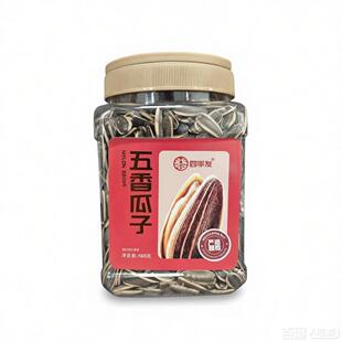四季 发五香瓜子香酥休闲小吃传统香脆饱满瓜子仁休闲零食500g罐装