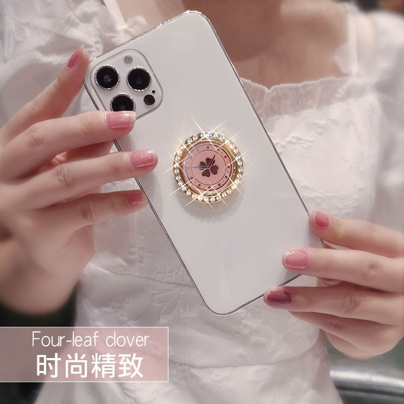 珍格手机指环扣支架镶钻高端轻奢时尚女款手指扣环后壳金属拉环贴便携懒人通用桌面支撑架多功能旋转使用感如何?