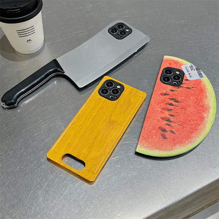 仿真西瓜菜刀适用16苹果17promax手机壳14搞怪15promax恶搞iPhone16promax立体13创意12显眼包11奇葩XR女硅胶