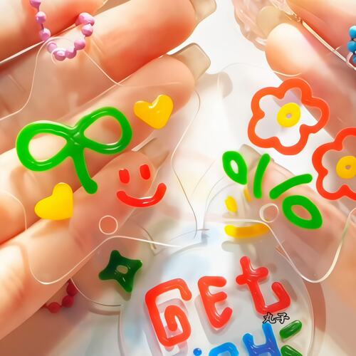 果冻笔3d立体轮廓笔画笔