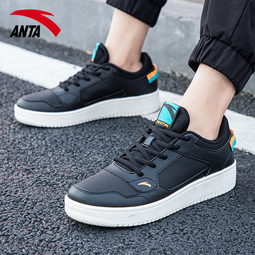 安踏男鞋板鞋官方旗舰低帮秋冬季