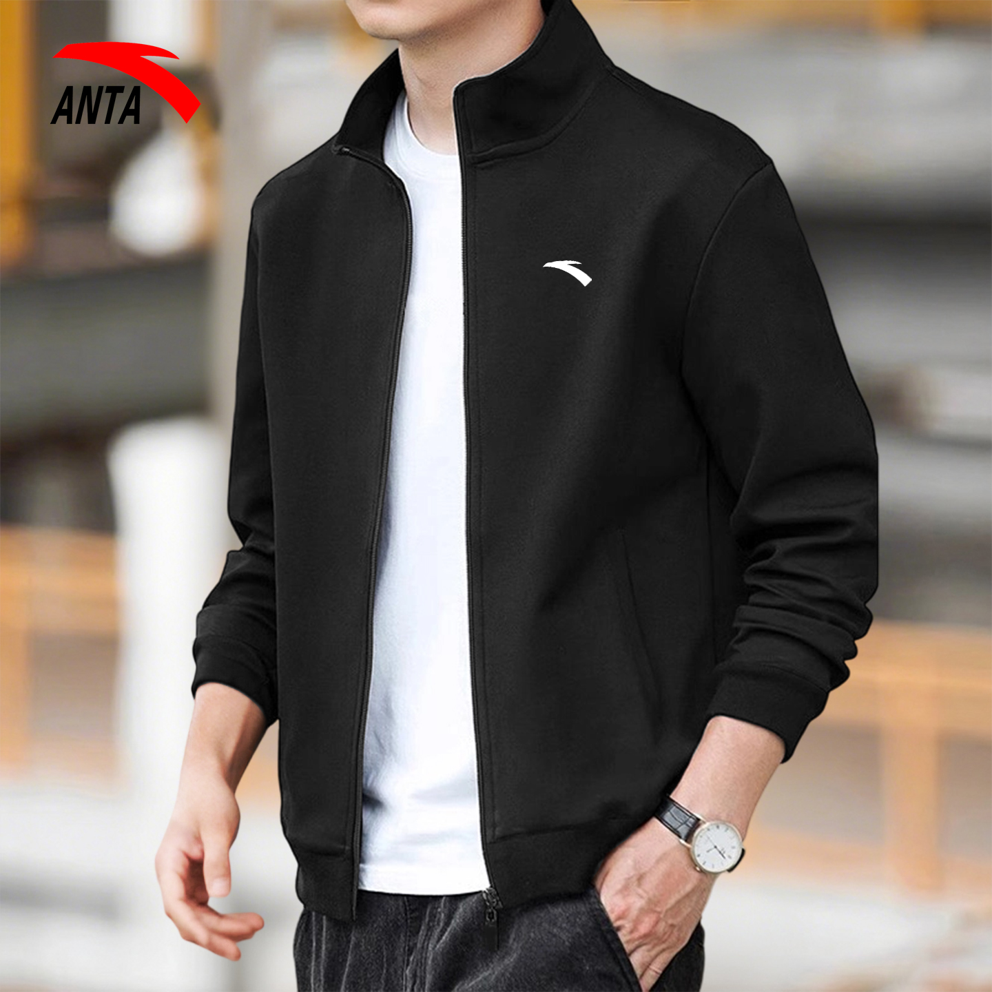 安踏官方旗舰新款运动服男士夹克