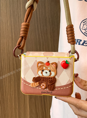 潮喆 适用华为purax中轴全包折叠手机壳新款purax典藏版xs卡通彩色框小熊款挂绳小米flip2护轴挂扣防摔保护壳