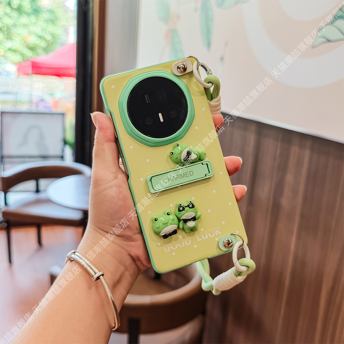 适用荣耀v5pc贴皮革卡通手机壳