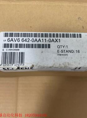 西门子全新原装仅开封TP177A触摸屏,序列号一致配件齐全。