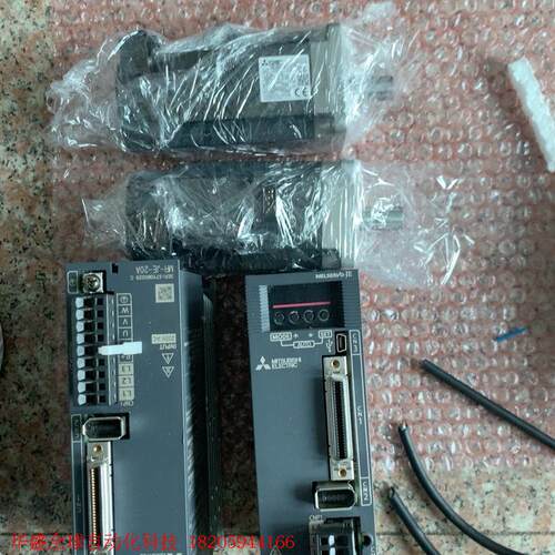 三菱驱动电机MR-JE-20A电机HG-KN23BJ二手拆机