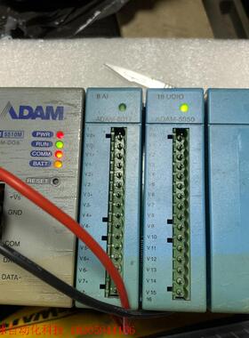研华ADAM-5510M 带一个5017(8AI)模块,通电