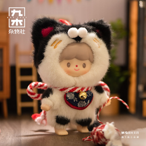 九木杂物社寻找独角兽 卓大王我的小猫系列搪胶毛绒盲盒手办公仔