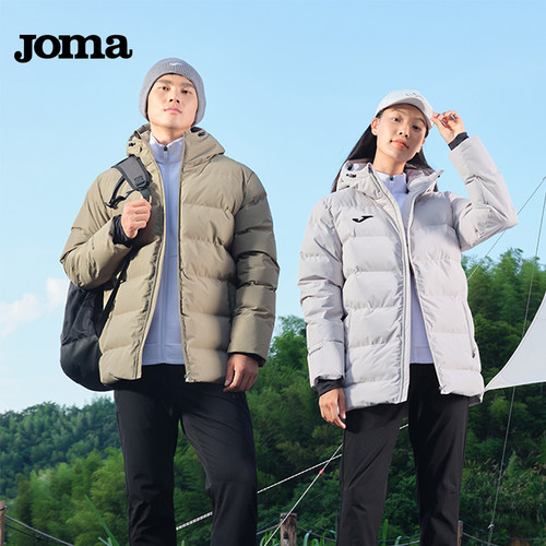 JOMA拉链男女短款训练保暖棉服