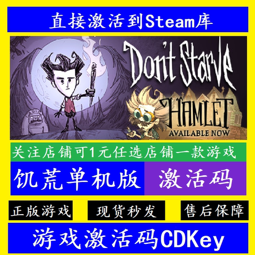 steam饥荒单机版入库激活码CDKey