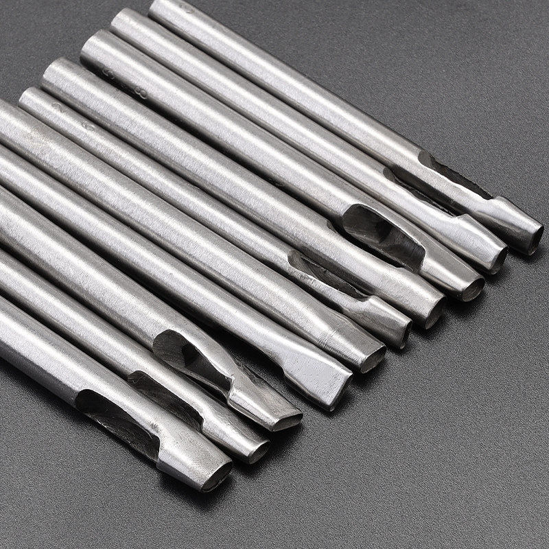 德系手工DIY皮革工具皮带冲孔椭圆形打孔器打孔冲子 圆冲扁冲皮带