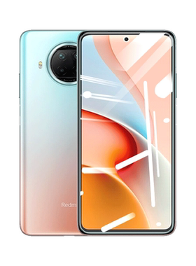 适用小米红米Note9Pro钢化膜redmi手机noto贴膜por高清9p抗蓝光pr0防爆not全屏nont刚化nt防摔n0te保护闹特
