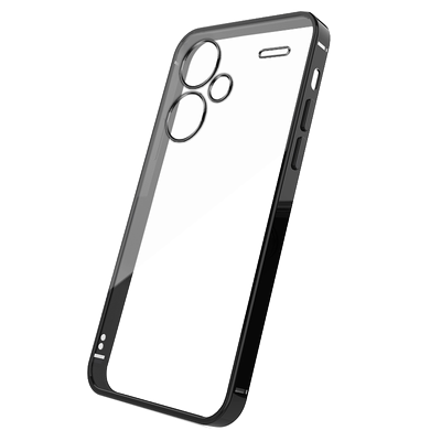 适用小米红米Note13Pro+手机壳Redmi透明电镀硅胶全包加por十防摔red米保护套noto男n0te女nt新款nont外壳not