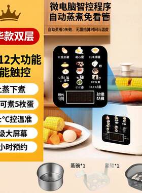 家用小型电蒸锅双层多功能早餐机