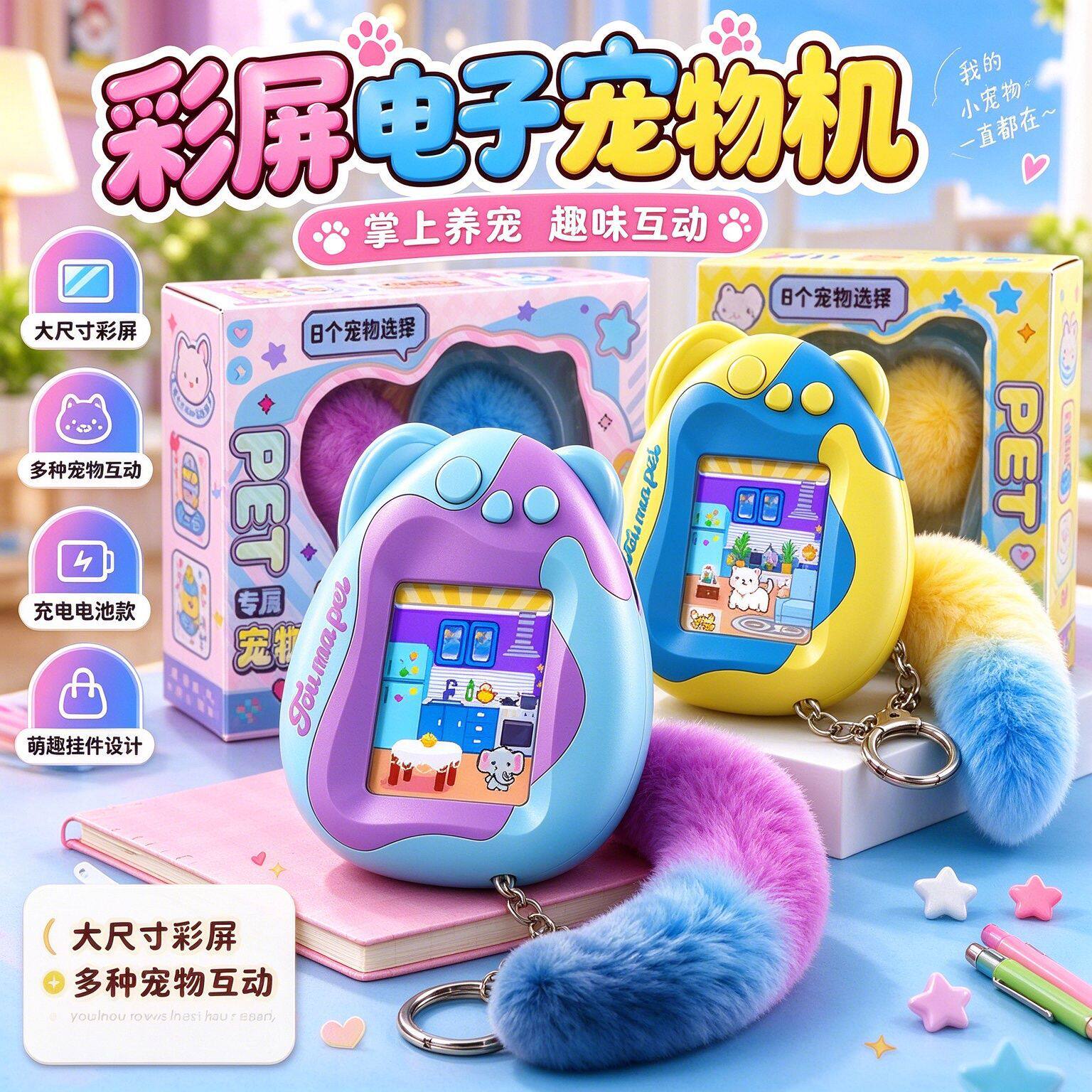 2026新款儿童玩具智能电子宠物机