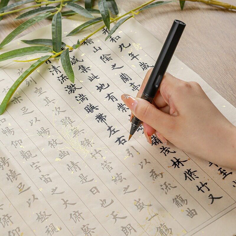 小楷毛笔字帖临摹描红兰亭序上林