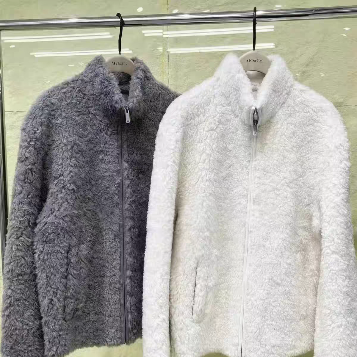 正品外套2025冬新品泰迪绒厚实高领宽松版 MBE4COT065