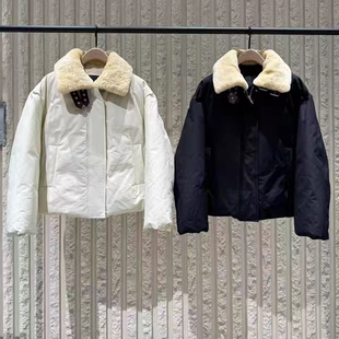 轻暖漫游系列 羊毛皮领95绒 MBE4EIN011 羽绒服2025冬新品 正品