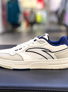 安踏街顽LITE丨经典低帮小白鞋板鞋男女同款情侣运动鞋112538051