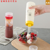 Porous salad bottle tomato sauce squeeze bottle leakproof sauce bottle honey cheese squeeze sauce bottle salad sauce bottle jam