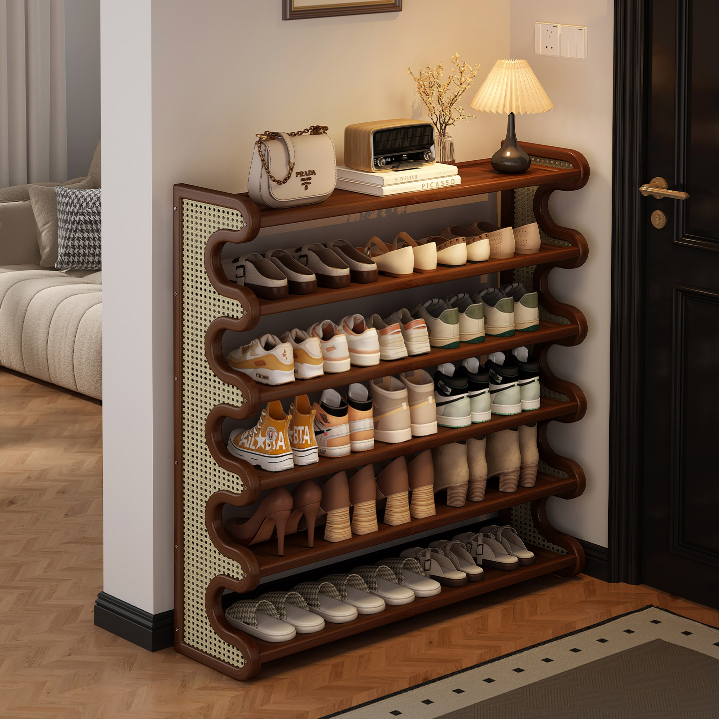 【加厚加固】鞋架家用门口