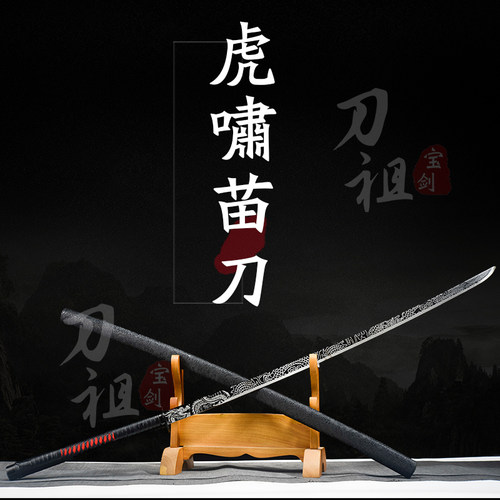 苗刀戚家龙泉绣春武术一体