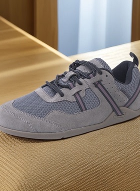 欧美宽楦4E皮面防滑轻便训练运动健身瑜伽室内外综合赤足鞋男女